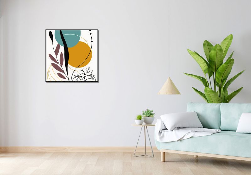 Plakat 70x70cm Akwarelowe Przebudzenie zdjęcie 4