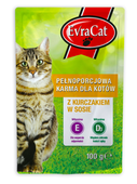 EVRA CAT KOT 100G SASZETKA Z KURCZAKIEM