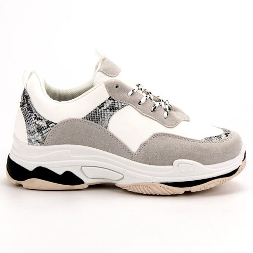Białe Sneakersy Ze Wzorem r.38 na Arena.pl