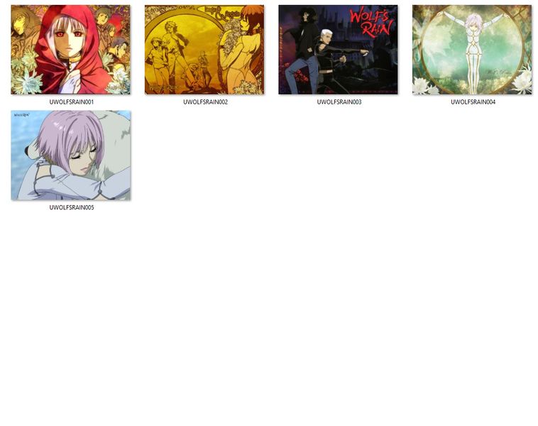 Poduszka Wolf’s Rain DO WYBORU zdjęcie 2