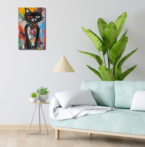 Obraz 30x50cm Gburowaty Kiciak na Arena.pl