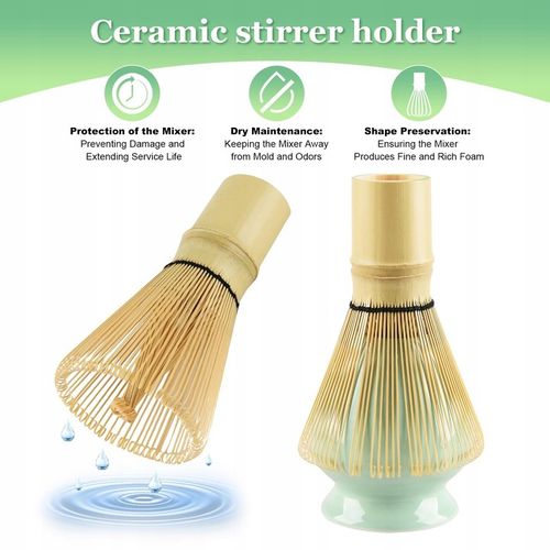 Zestaw Matcha 5-Częściowy Z Miotełką Sitkiem I Łyżkami Bambusowymi CHWNIBAY na Arena.pl