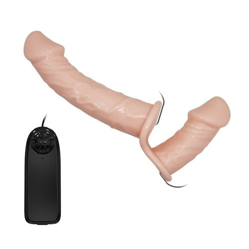 Dwustronny Penis Strap On Pegging Dla Par Wibracje na Arena.pl