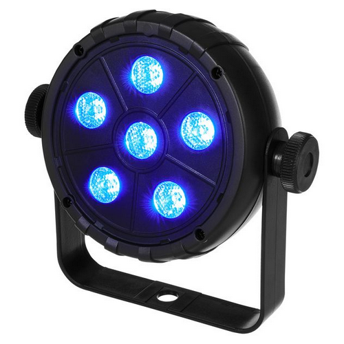 Lampa 6x3W USB-C 6 LED RGB USB Party reflektor dyskotekowy na imprezę na Arena.pl