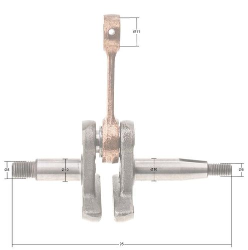 Wał korbowy Cedrus nożyce NZ01 020207 na Arena.pl