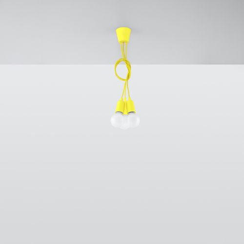 Lampa wisząca DIEGO 3 żółta na Arena.pl