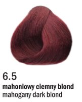 Allwaves Cream Color farba do włosów, koloryzacja trwała, 100 ml 6.5 mahoniowy ciemny blond
