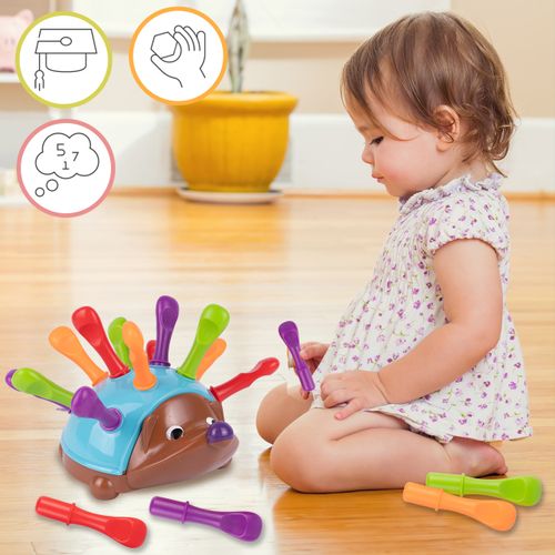 Sorter Jeżyk Układanka Edukacyjna Jeż Montessori Gra Liczby na Arena.pl