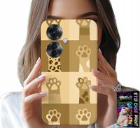 ETUI DO OPPO RENO11 F 5G - LOVE CAT, WZORY Z KOTAMI, ŁAPKI KOTÓW