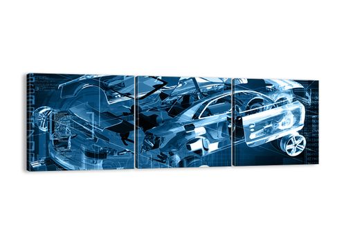 Obraz Na Płótnie - Samochód Prototyp - 90X30 Cm - Ca90X30-2615 na Arena.pl