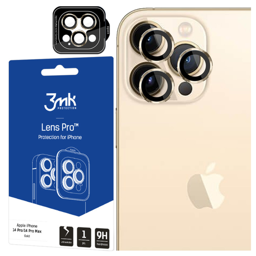 apple iphone 13 pro/13 pro max - 3mk lens protection pro gold na Arena.pl