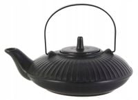 Ceramiczny imbryk zaparzacz ZENKAI 600 ml czarny do herbaty ziół dzbanek