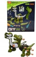 DINOZAUR DO SKRĘCANIA ZABAWKA ZESTAW KONSTRUKCYJNY FIGURKA DLA DZIECI