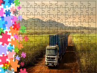 Puzzle tradycyjne Ciężarówki