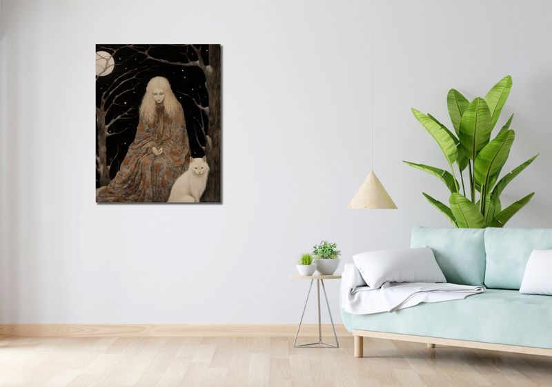 Obraz 70x90cm Stróżka Leśna zdjęcie 2