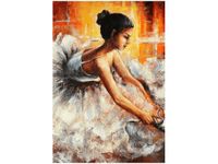 OBRAZ PRIMA BALERINA CIEPŁYM TLE