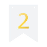 Baner DIY 16 cm - cyfra 2