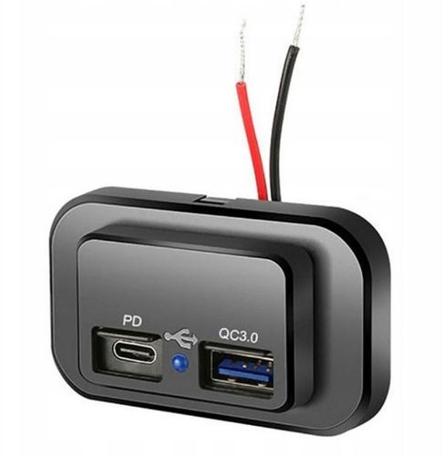 Ładowarka samochodowa , USB C - PD , USB A - QC - 2 x 3A, 12V / 24V - ODYS na Arena.pl