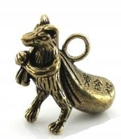 Wisior Figurka Brelok Chiński Szczur Znak Zodiaku Rok Szczura Talizman Rat