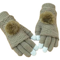 RĘKAWICZKI DOTYKOWE DAMSKIE DO TELEFONU + MITENKI