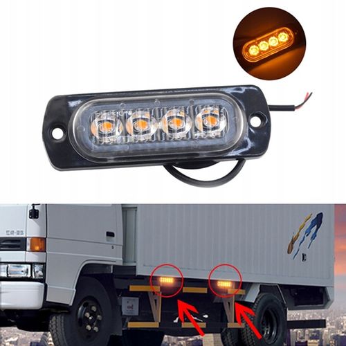 LAMPY OSTRZEGAWCZE LED LAWETA POMOC STROBOSKOPY KOGUT DO ATRAPY POMARAĆZOWE na Arena.pl