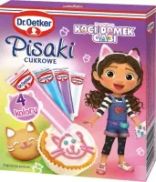 DR OETKER DEKORACJE PISAKI CUKROWE KOCI DOMEK GABI 76G