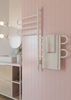 ELNA Grzejnik łazienkowy elektryczny FLUGER 4 WHITE 4 elementy ruchome