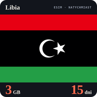 Karta eSIM Internet Libia 3 GB na 15 dni - bez rejestracji