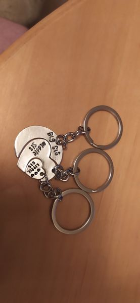 Brelok Trio Sisters Triangle Serce Przyjaciółki zdjęcie 3