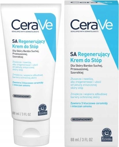CeraVe SA Krem Regenerujący do Stóp 88 ml zdjęcie 2