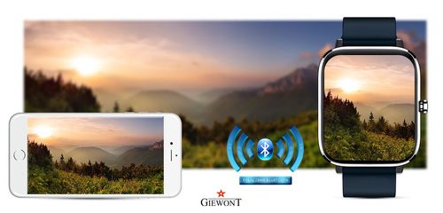 Smartwatch Giewont Dynamic SmartCall GW230-4 - Silver/Deep Ocean na Arena.pl