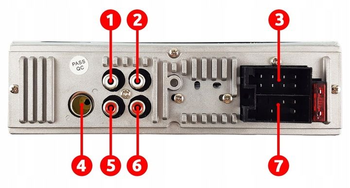 RADIO SAMOCHODOWE 1DIN ZASILANIE 24V BT USB SD AUX zdjęcie 13