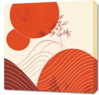 Obraz 60x60cm Ciepło Czerwieni