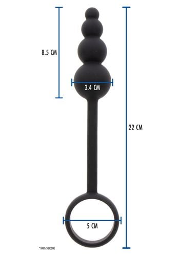 anal snake plug & penis ring black na Arena.pl