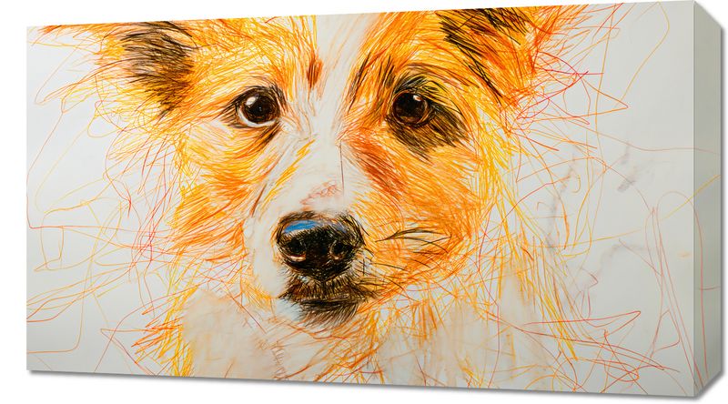 Obraz 70x40cm Uroczy Gość zdjęcie 1
