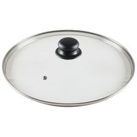 Pokrywka Szklana Pokrywa do Garnka Garnków Patelni Uniwersalna Gałka 30 cm