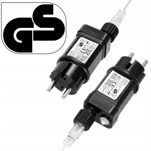 LAMPKI DRUCIKI 200 LED 23m ZEW/WEW MIKRO NA PRĄD 8 FUNKCJI ZIMNE ZASILACZ na Arena.pl