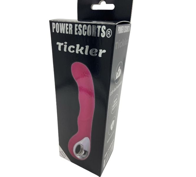 Tickler Pink Silicone GSpot Vibrator - Rechargeable zdjęcie 2
