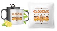 Misie Zestaw Kubek Magiczny + Poduszka Z Nadrukiem Ze Zdjęciem
