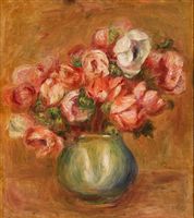 Anemones, Pierre-Auguste Renoir - plakat 40x50 cm