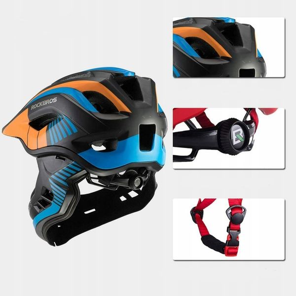 Kask rowerowy ROCKBROS dla dzieci Szczęka ca-pom S zdjęcie 7