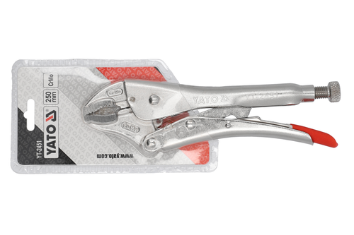 Szczypce zaciskowe krótkie YATO YT-2451 szczęki zaokrąglone 250mm na Arena.pl