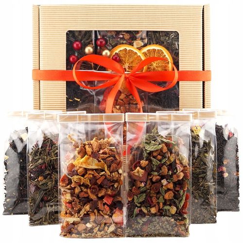 Zestaw Prezentowy, Kosz Herbat Mix na Urodziny dla Mamy, Nauczyciela na Arena.pl