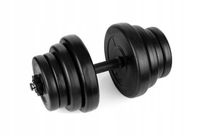 Hantle regulowane hantle bitumiczne 20kg ciężarki do ćwiczeń Spokey BURDEN