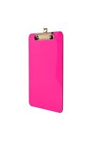 DESKA Z KLIPEM A5 TETIS RÓŻOWA