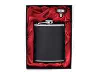 Piersiówka Stal Nierdzewna 7 OZ ok. 210ml Obszyta Skórą na Prezent Gentelo