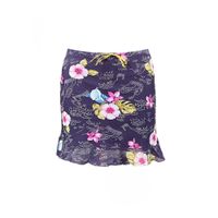 KOOKAI Letnia Spódnica w Kwiaty Przewiewna Fioletowa Rozmiar 7