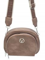 Victoria J. - torebka listonoszka skóra ekologiczna groszek miedziany HD480