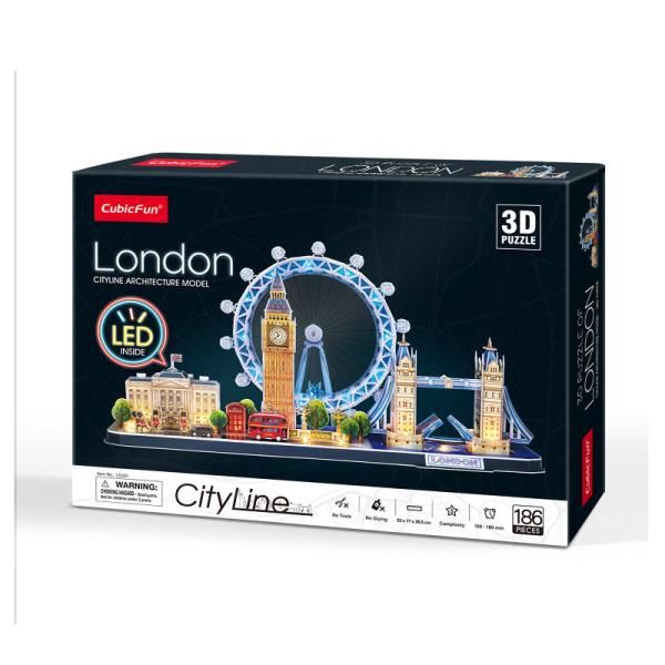 Cubic Fun Puzzle 3D Cityline Londyn Led 5324 zdjęcie 1