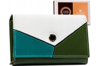 damski, średni portfel ze skóry naturalnej - peterson